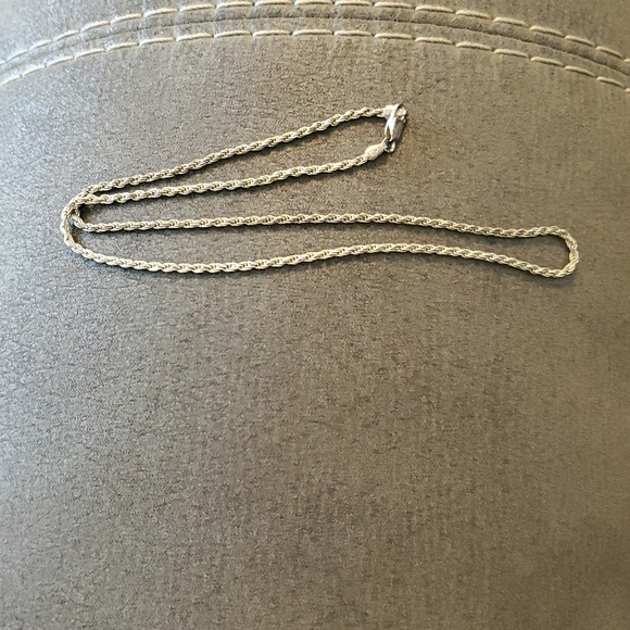 Italian Sterling Silver Rope Chain Necklace – Solid 925, Made in Italy - Picture 3 of 9